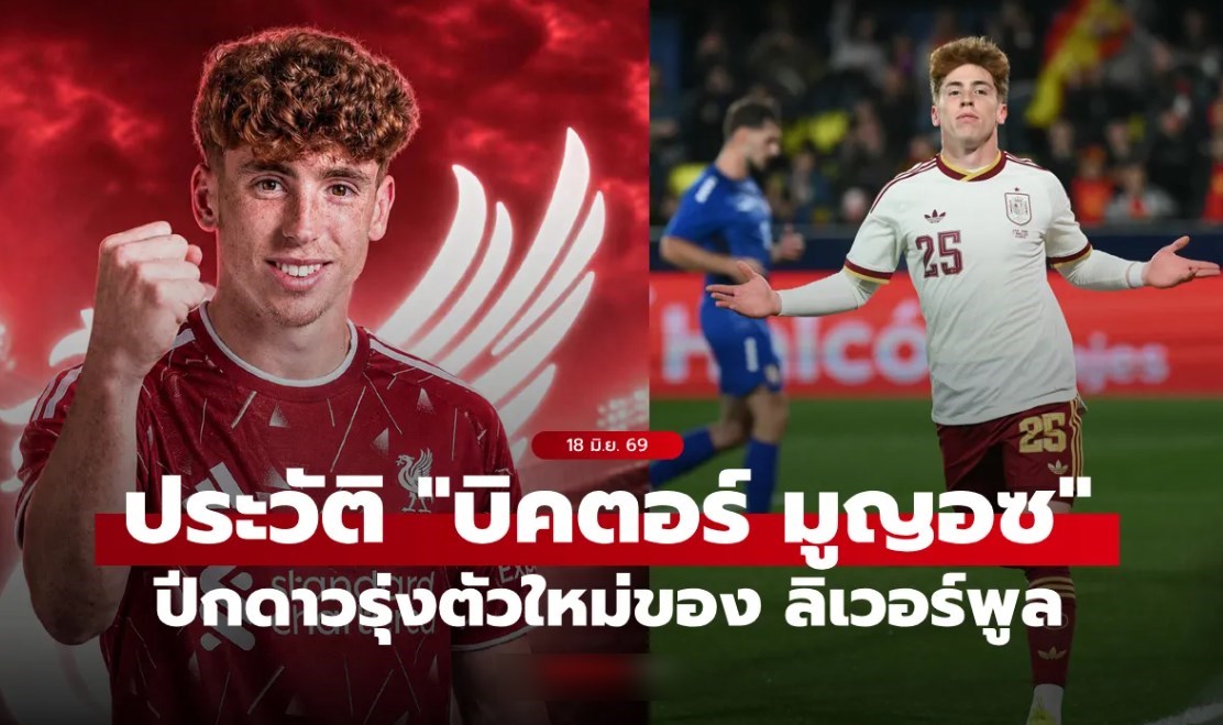 รู้จัก "บิคตอร์ มูญอซ" แข้งใหม่รายแรก ลิเวอร์พูล ในยุค อิราโอลา