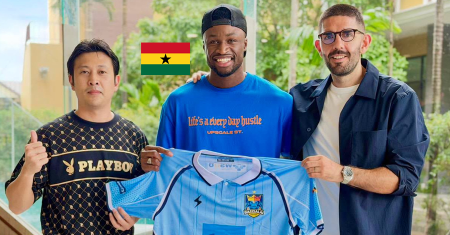 ราษีไศล เปิดตัวชูเสื้อนักเตะใหม่ต้อนรับ เซกู กัสซามา